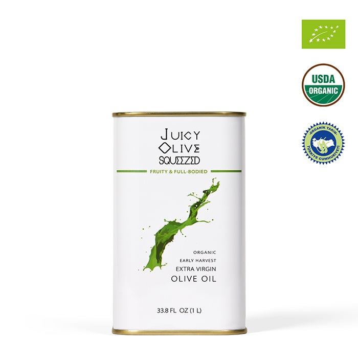 Organic Early Harvest Extra Virgin Olive Oil - Fruity & Full bodied