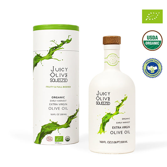 Fruity & Full bodied | Organic Early Harvest Extra Virgin Olive Oil | 500 Ml Bottle | Acidity ≤0.2%