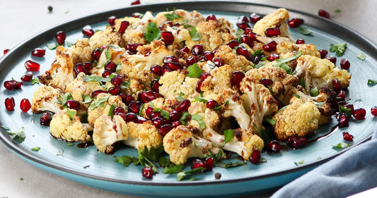 Pomegranate-Glazed Roasted Cauliflower