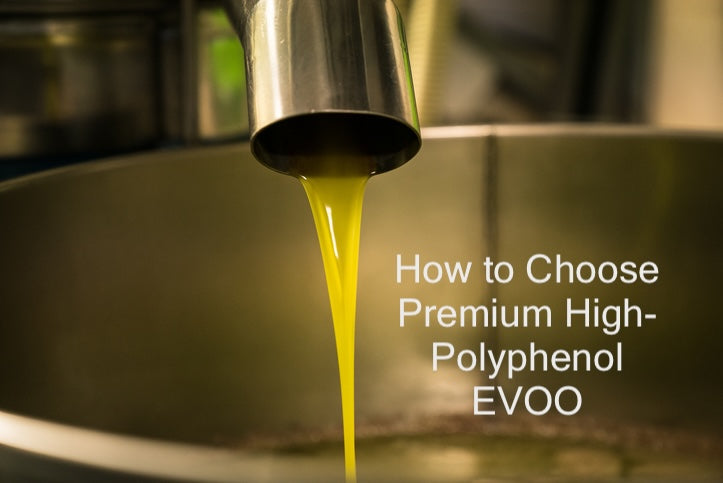How to Choose Premium High-Polyphenol EVOO: What Separates Quality Tiers