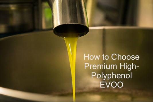 How to Choose Premium High-Polyphenol EVOO: What Separates Quality Tiers