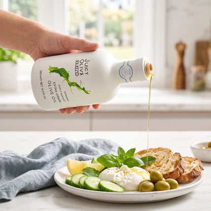 Mild & Flavorous | Organic Early Harvest Extra Virgin Olive Oil | (500 Ml Bottle) | Acidity ≤0.3%