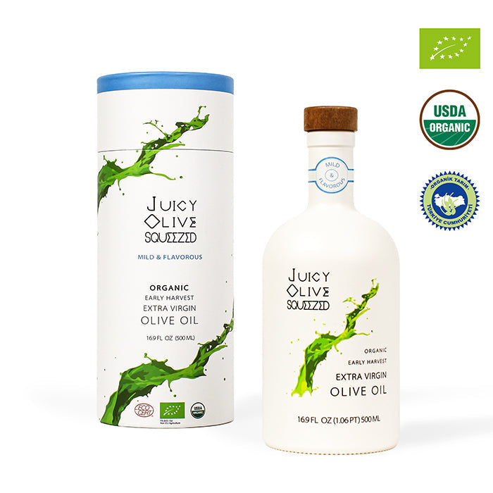 Organic Early Harvest Extra Virgin Olive Oil - Mild & Flavorous