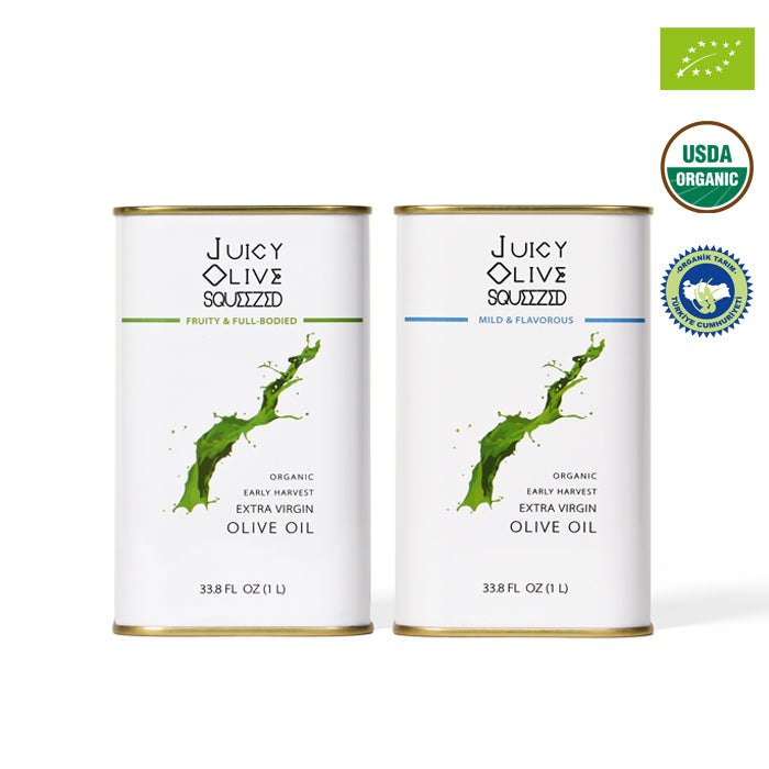 Mild & Flavorous + Fruity & Full-Bodied Duo | 1 L Teneke