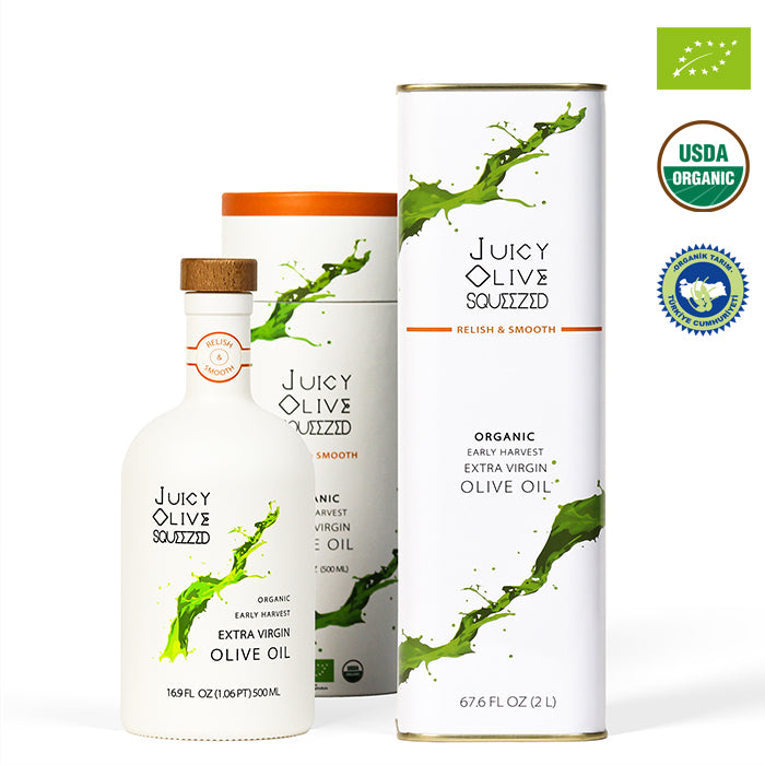 Relish & Smooth Essential Collection | (500 ml Bottle + 2 L Tin)